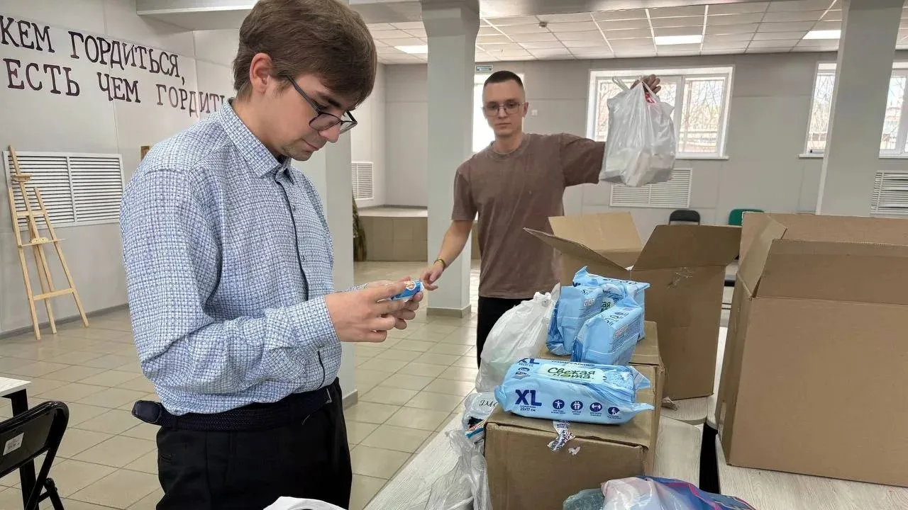 Third- and sixth-year students of the Amur State Medical Academy sent humanitarian aid to Amur soldiers on the fronts of a special military operation